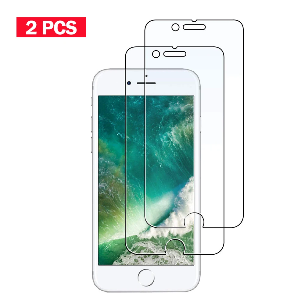 Защитная пленка из закаленного стекла для iphone 6 6s Plus 7 8 plus 2 шт. 4 5 | Мобильные
