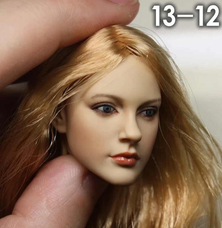 Масштаб 1/6 красота Европа девушка голова женская форма головы резная для