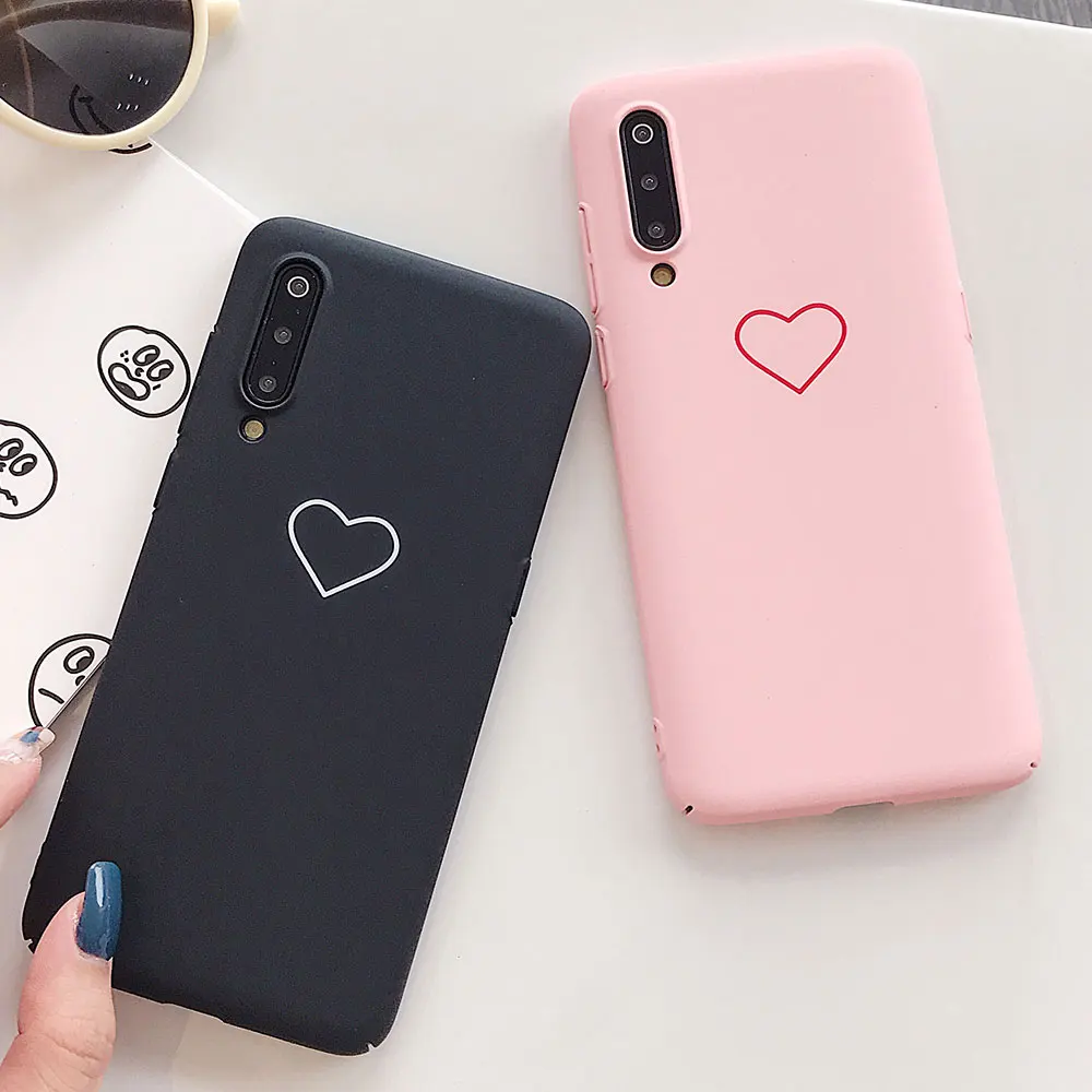 KISSCASE чехол для телефона с сердечком Xiao mi Red K20 Pro 9 T 8 SE A1 A2 Lite Pocophone F1 Note 7 5 6 Жесткий ПК