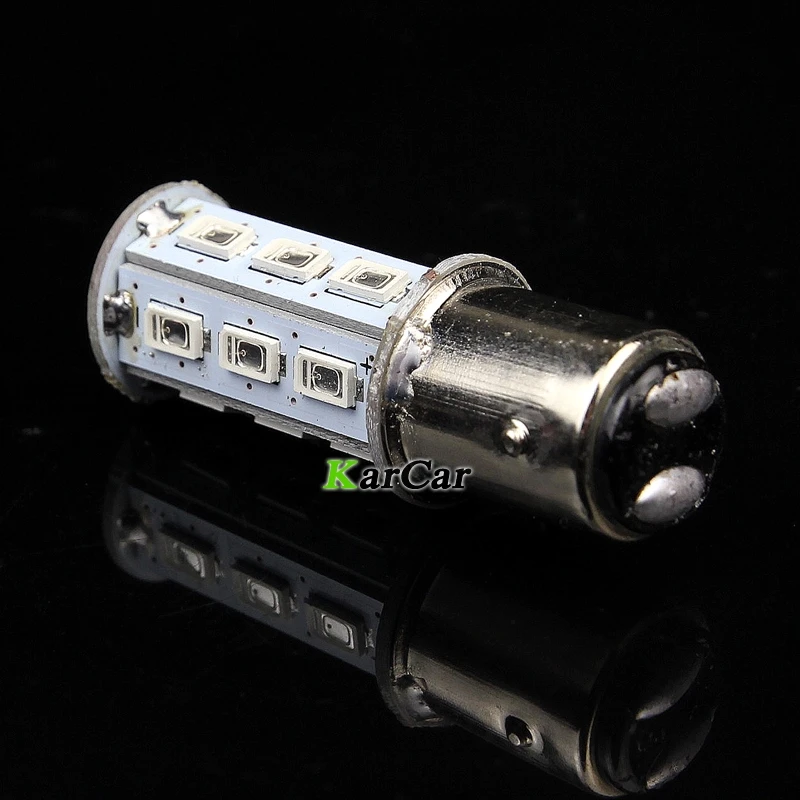 10 шт./лот 1157 5630 18SMD LED стробоскопических вспышек Bowens 12V BAY15D 2057 тормозные лампы P21/5W