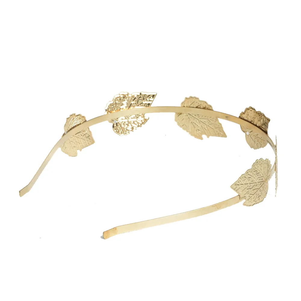 Повязка для волос в стиле барокко с кленовыми листьями|baroque leaves headband|headpiece jewelryfashion