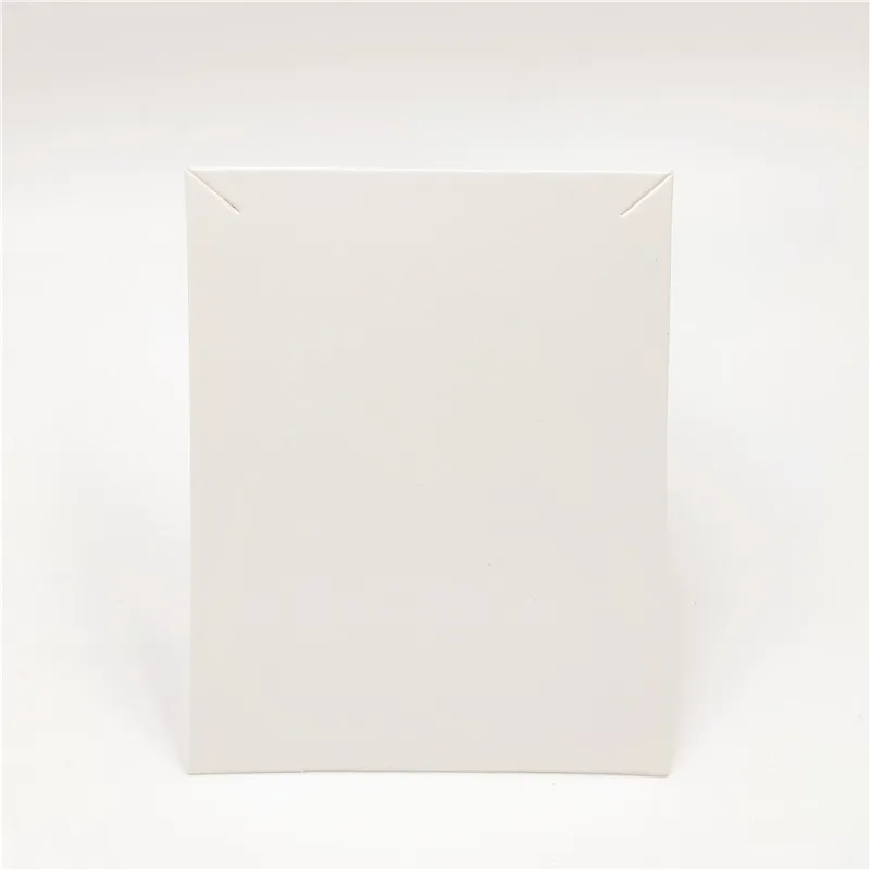 White 100 шт 10x8 см квадратная бумажная упаковка для ювелирных изделий, карта, ожерелье, органайзер, держатель для сережек, подвеска, Упаковочная карта, ожерелье, витрина - Цвет: White