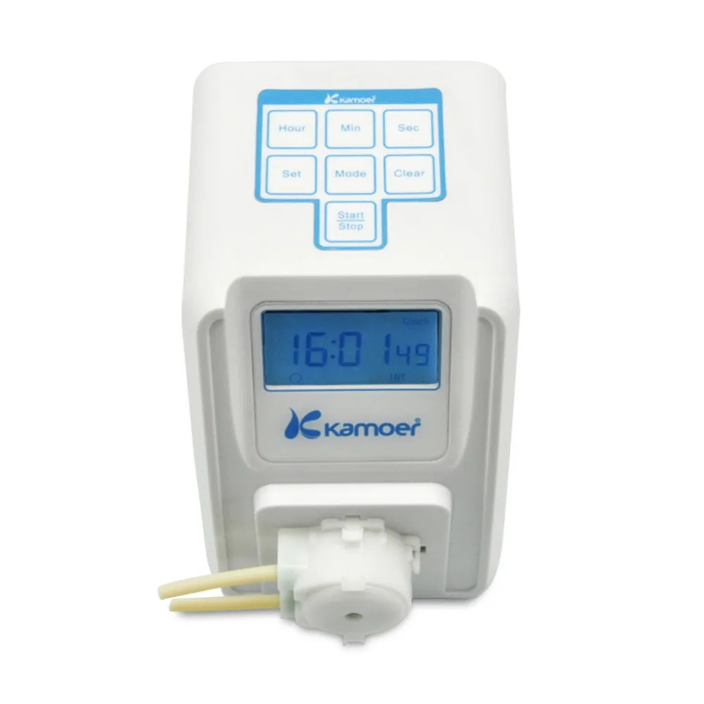 

Peristaltic Pumps Dosing Liquid Water Pump 12V Head Amount Adjustable Variable-Flow Single Silicone Tube Aquarium Lab Analysis