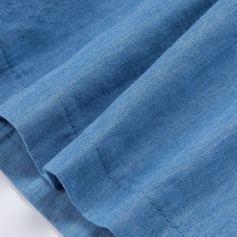 2018 новое летнее джинсовое платье для беременных с коротким рукавом в полоску