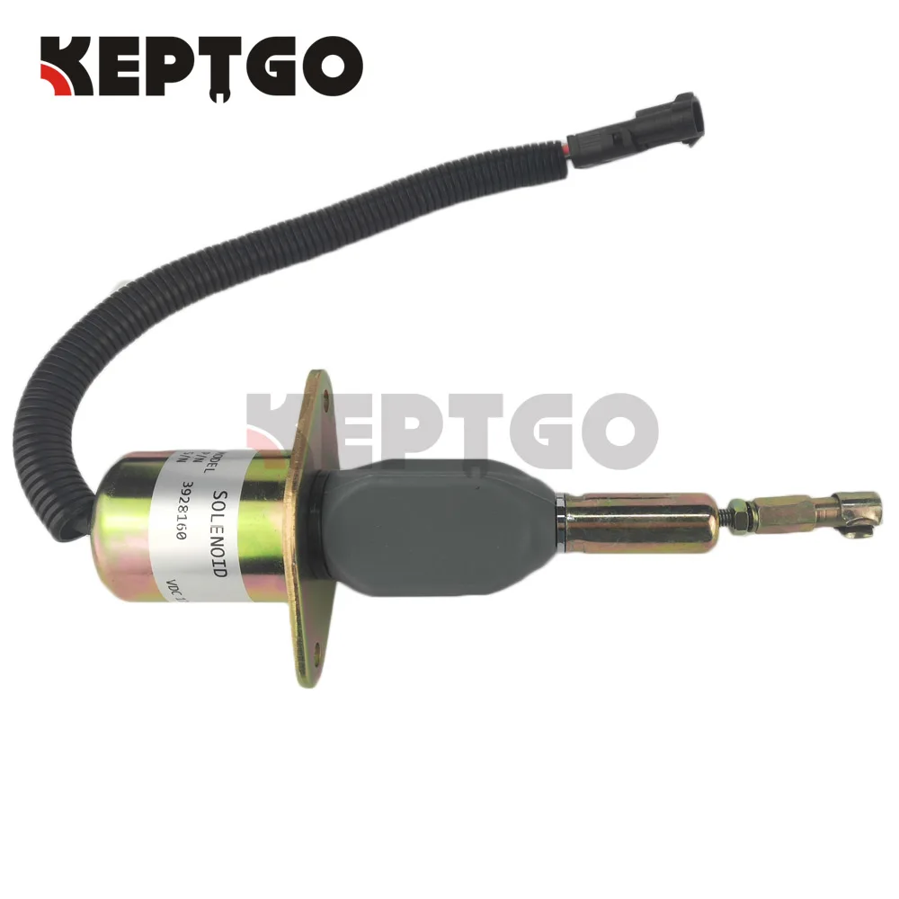

New 12V 3928160 Stop Solenoid Valve for Cummins 6CTA 8.3L Komatsu Hitachi Hyundai SA-4293-12