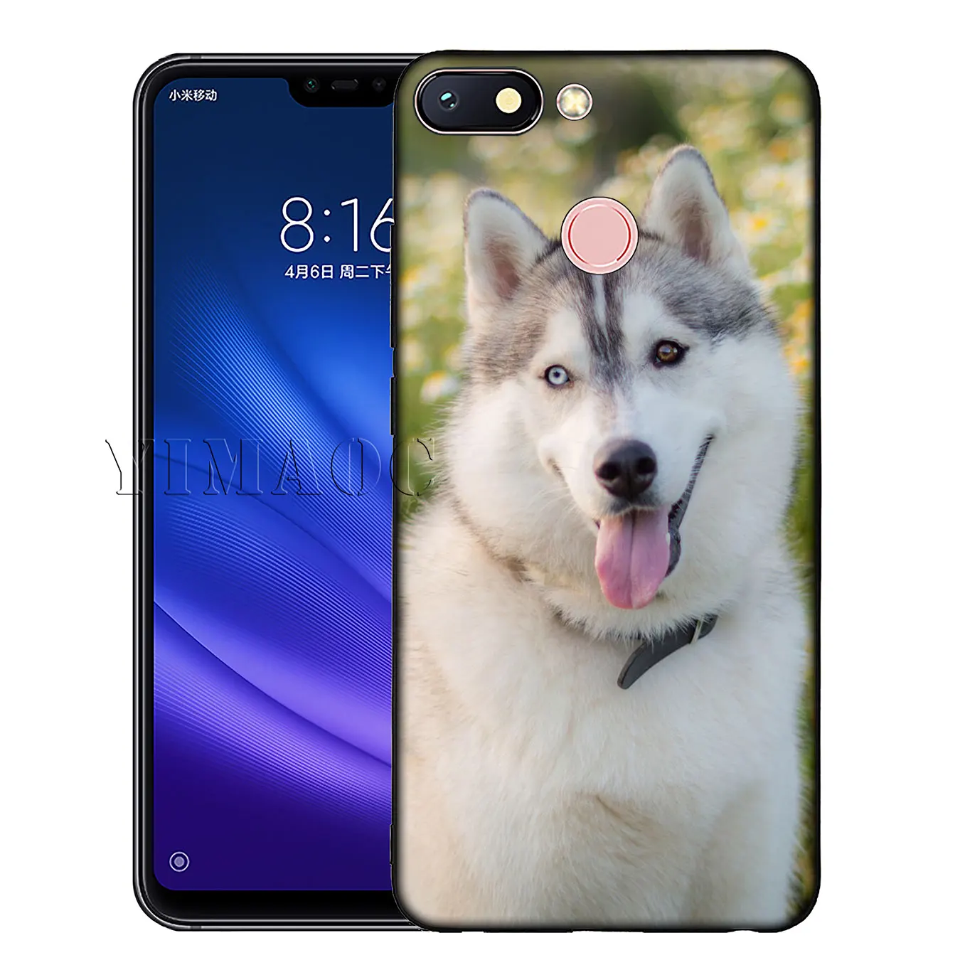 YIMAOC husky dog Soft Silicone Phone Case for Xiaomi Mi 10 9 9T CC9 CC9E 8 SE A3 Pro A1 A2 Lite 6 pocophone f1 Mi10 | Мобильные