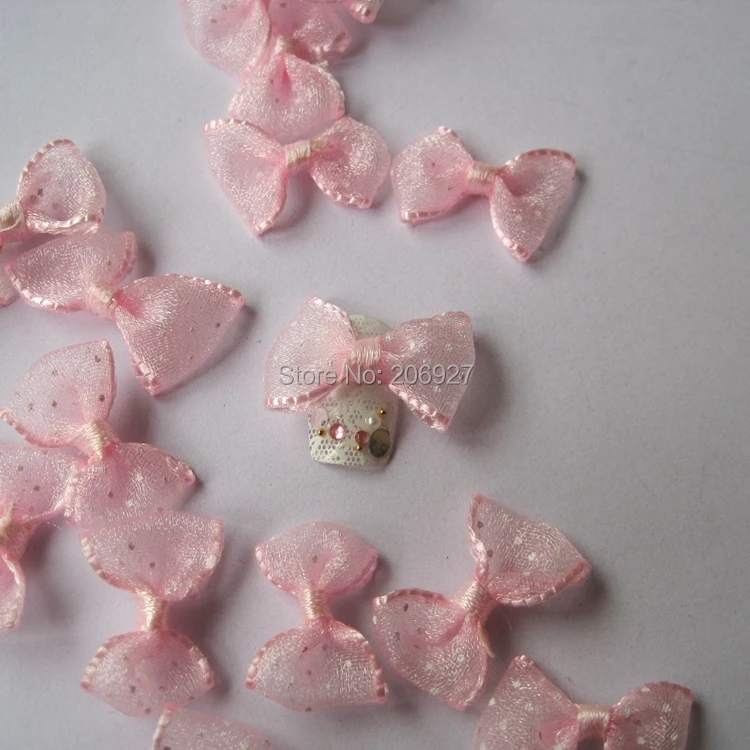 Фотообои 30 шт. Симпатичные светлые розовые точечные тканевые украшения в форме