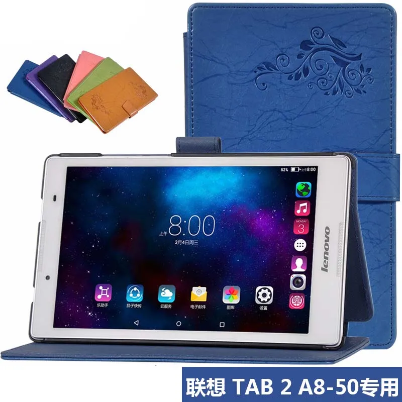 Ультратонкий защитный чехол книжка из искусственной кожи с цветочным принтом