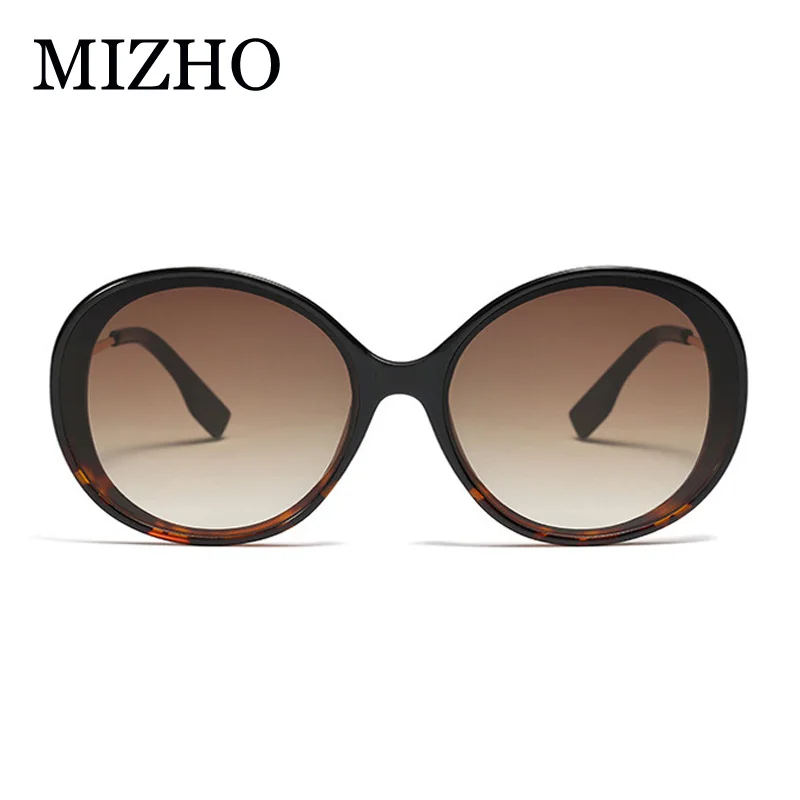 Модные Овальные Солнцезащитные очки MIZHO 2020 женские роскошные брендовые