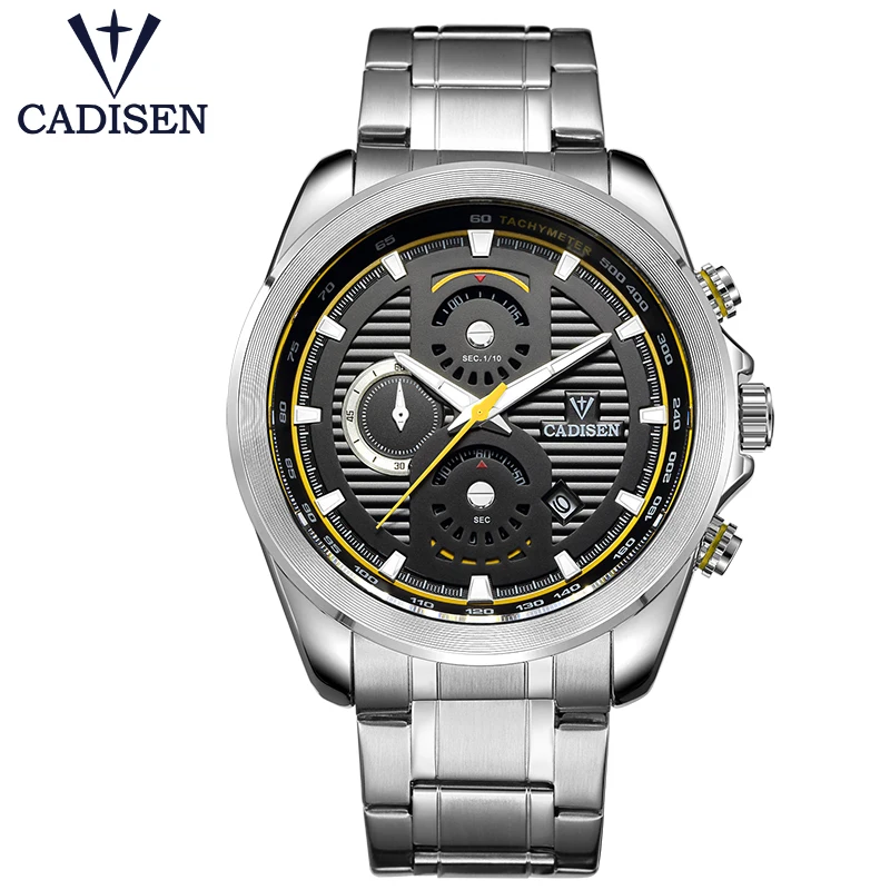 Новинка 2017 мужские часы из нержавеющей стали первоклассные роскошные с