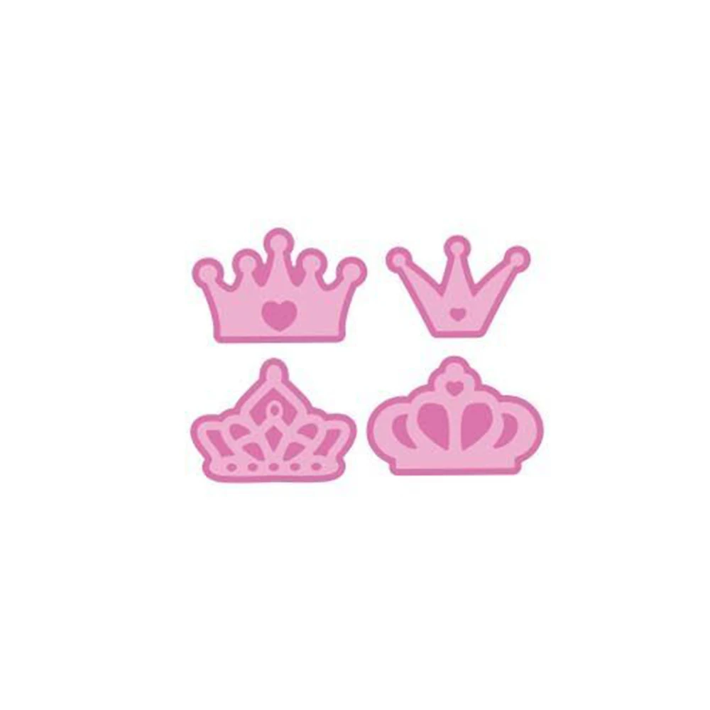 Crown Customize Frame Metal Cutting Dies Baby Shower Craft Die Scrapbooking Carbon Cut Embossing Stencils | Дом и сад