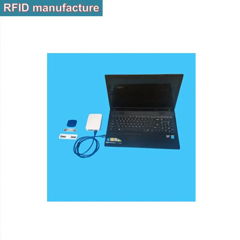 Встроенная 0dbi круговая поляризованная uhf rfid антенна usb Настольный UHF RFID ридер