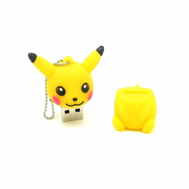 Пикачу usb флэш-накопитель прекрасный карманный Ручка-монстр диск персональный