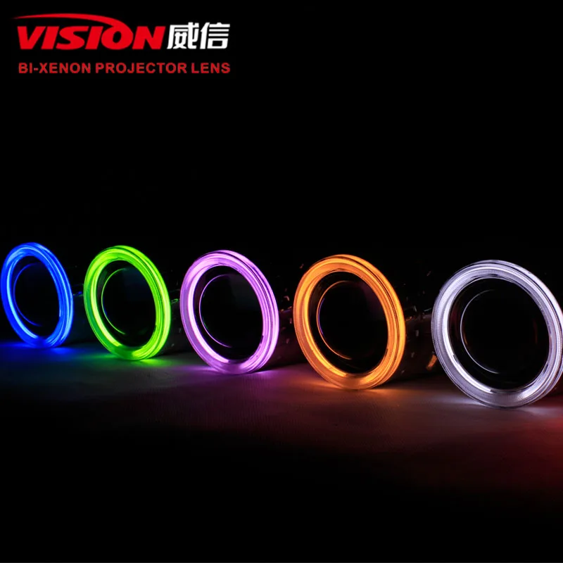 Бесплатная доставка автомобильный Стайлинг круглое кольцо ангельские глаза 2 5