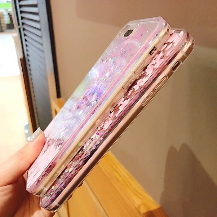 Рельефный персиковый сыпучий песок с блестками чехол для iphone X 8 7 6 6s плюс|Бамперы|