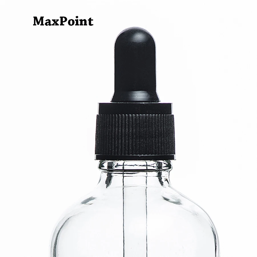 

10 Pieces Transparent Brown Screw Glass Bottle Dropper Multi Size Sealed Essential Oil Bottle 10ml 20ml 30ml 50ml 100ml