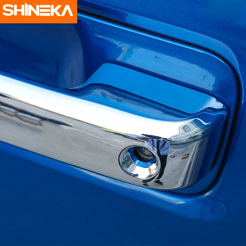 Хромированная накладка на ручку SHINEKA дверную автомобиля для Ford F150 2014 + без