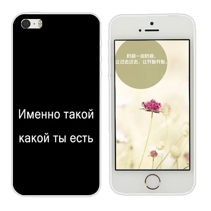DIY для Apple iPhone 7/8 Plus X чехол телефона с принтом на русском языке 5C 5S SE 10 оболочка