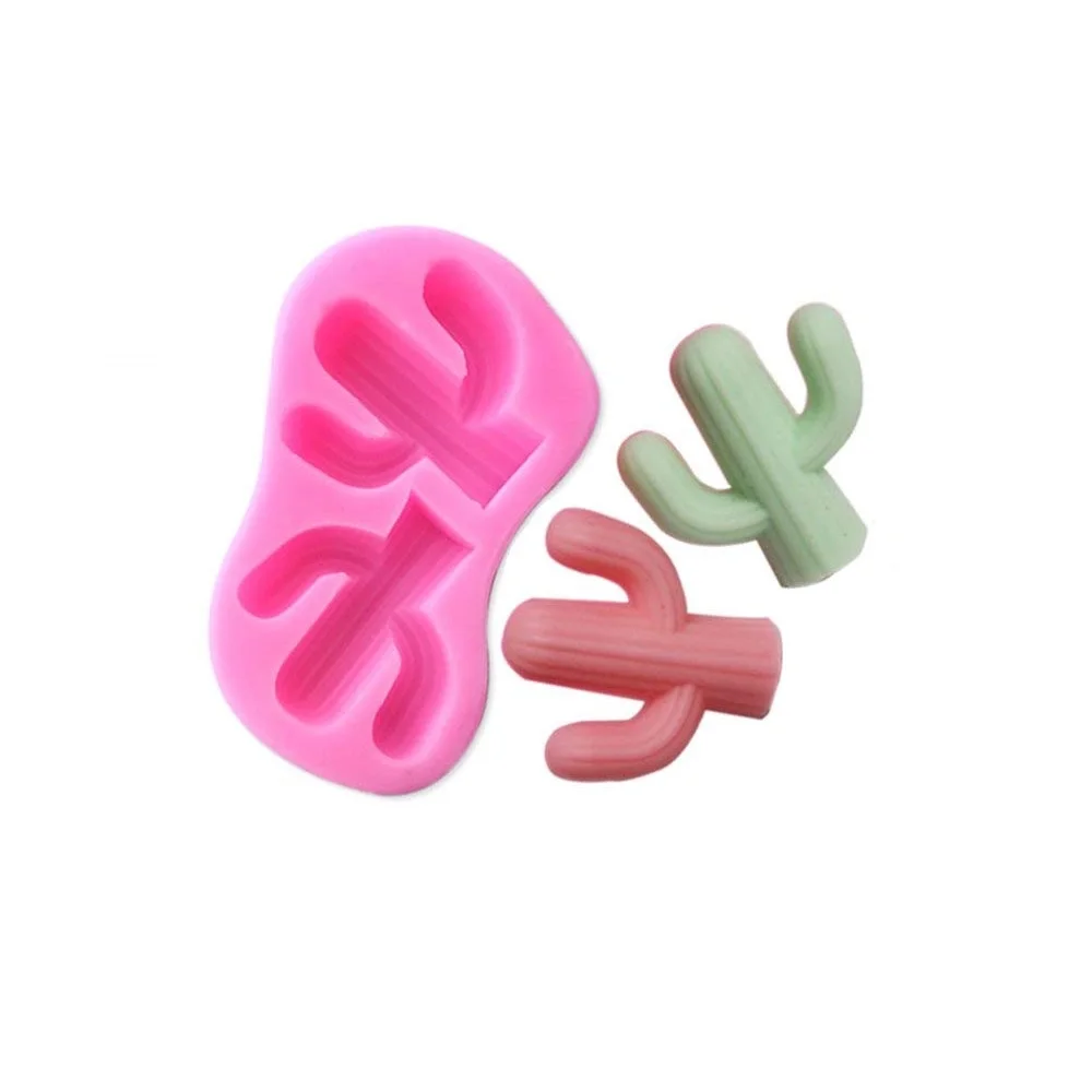 Сочные Цветочные растения силиконовая форма кактуса помадка формы ледяные желе