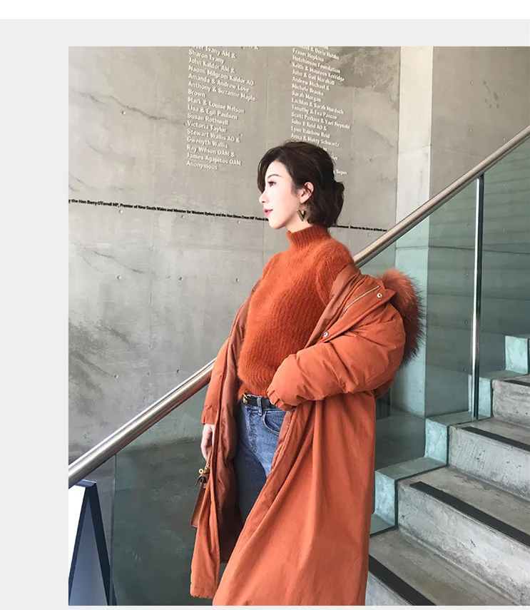 Новинка 2019 плюшевая норковая кашемировая водолазка свитер женское плотное