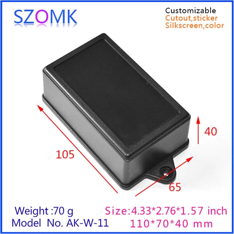 Szomk diy корпус для электроники пластиковый ящик инструментов (1 шт.) 110*70*40 мм