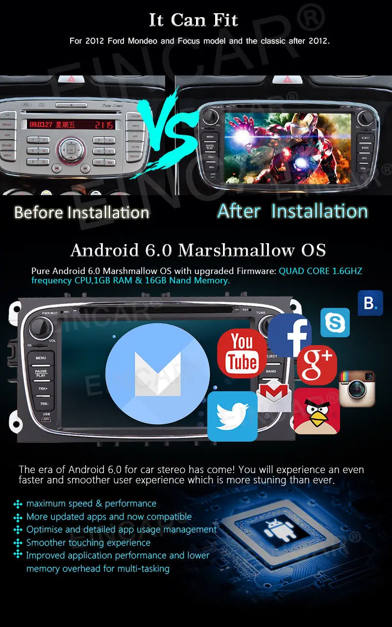 Автомобильный dvd плеер Android 6 0 в тире Стайлинг Doubel din gps навигатор радио DVR наклейки