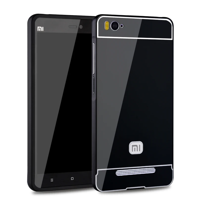 Чехол для xiaomi mi4c новый чехол Xiaomi mi 4i алюминиевая металлическая рамка акриловый 4c
