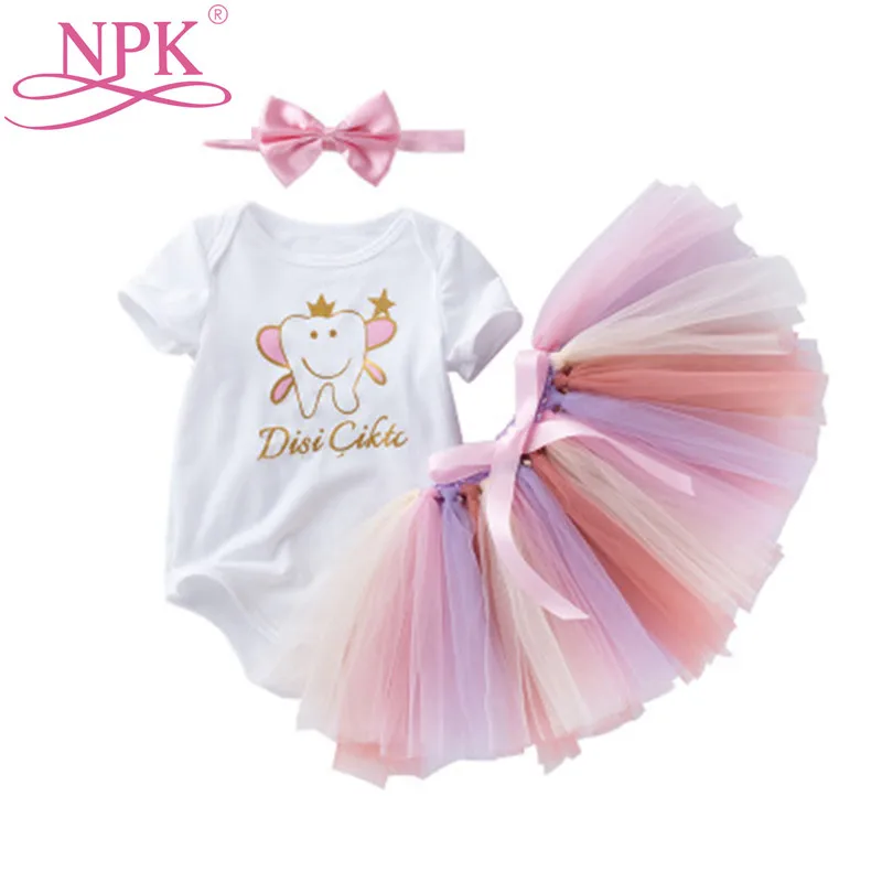 NPK 20 23 дюймов радуга цвет сетка футболка платье для Bebes Кукла Reborn 50 см/55 см