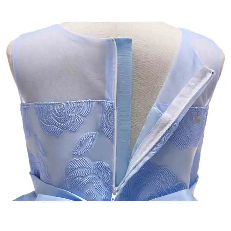 Торжественное платье одежда для От 2 до 10 лет принцессы с цветочным узором