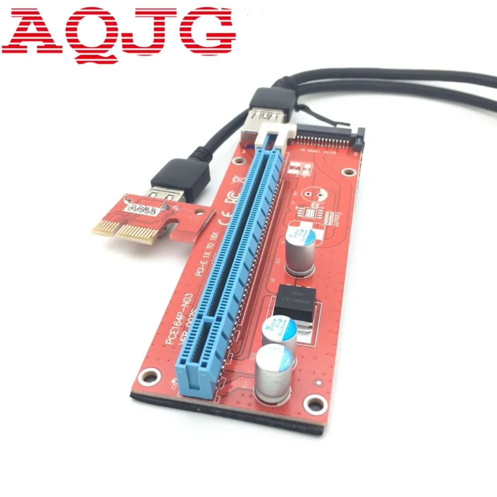 Удлинительный Кабель USB 3 0 конвертер SATA PCI Express PCI-E 1X до 16X карта расширения