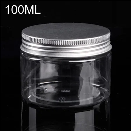 100ML 100 мл пластиковые контейнеры для косметики, бутылка для путешествий, алюминиевые банки, многоразовая бутылка для теней, коробка для макияжа, контейнер для пудры - Цвет: 100ML