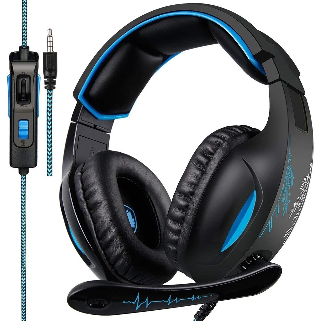 Проводные Игровые наушники OMESHIN SADES SA816 с микрофоном 3 5 дюйма гарнитура для PS4