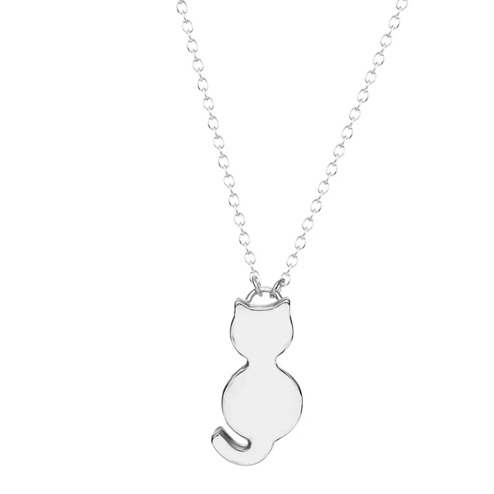 Чандлер милый Кот Китти миaow ожерелья с кулоном для женщин и девочек длинная