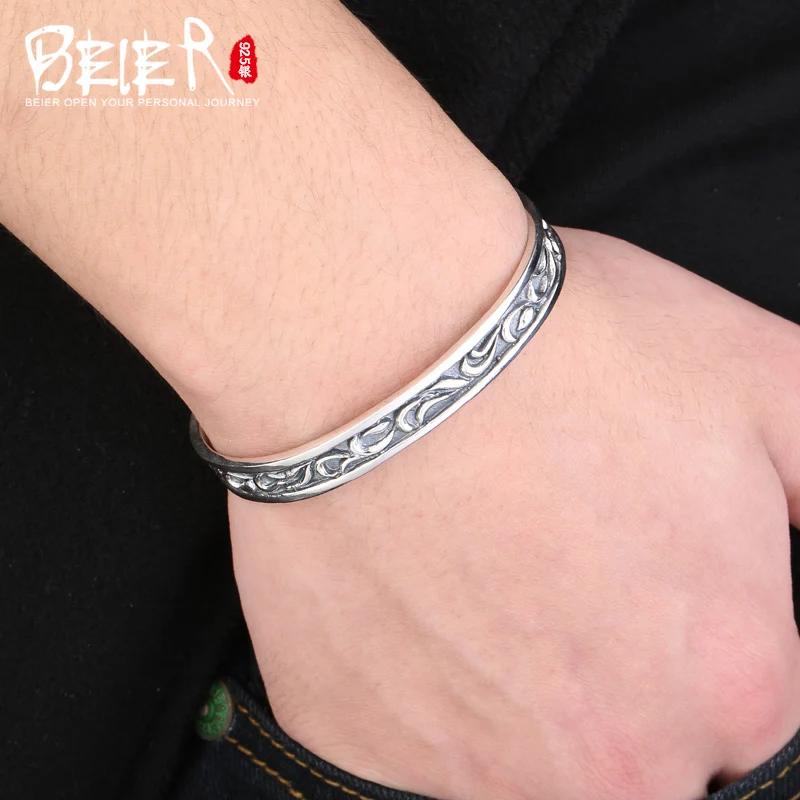 Мужской и женский браслет с винтажным узором Beier романтичный BR925SZ008 | Украшения