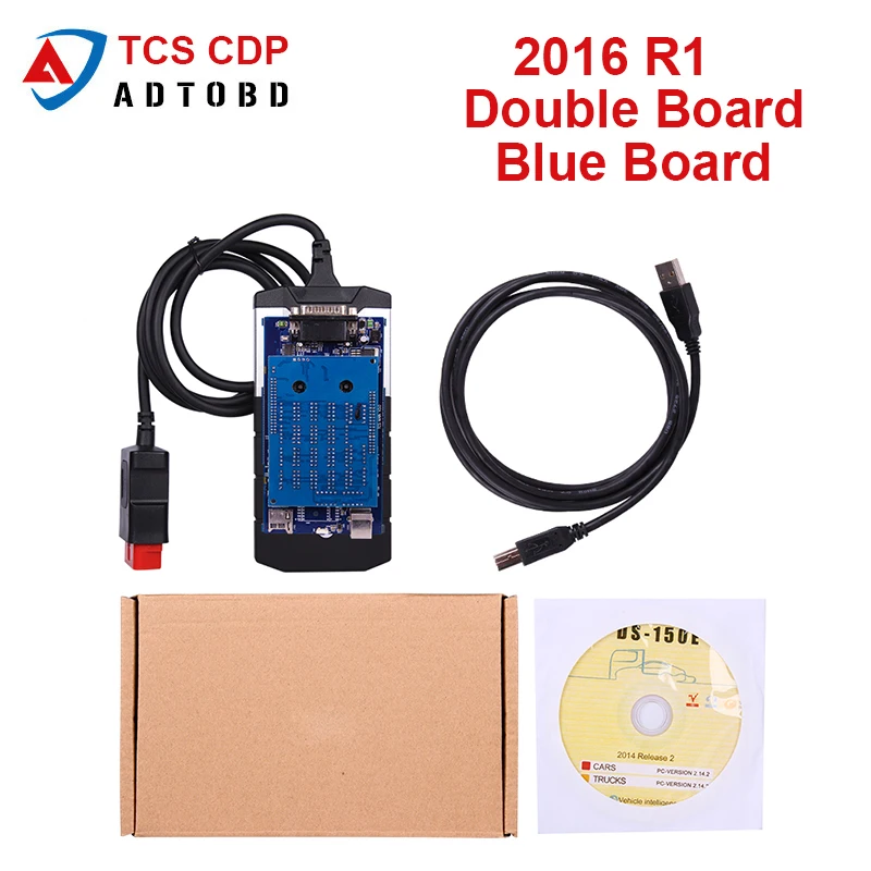 V9.0 зеленый Nec Реле VD TCS CDP Pro Plus 2016 R1 с Bluetooth USB OBDII OBD2 диагностический инструмент для