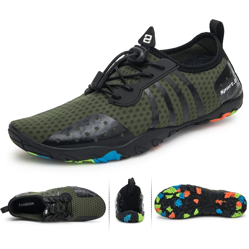 

Summer Water Shoes Men Beach Sandals Upstream Aqua Shoes Man Quick Dry River Sea Slippers Diving Swimming Socks Tenis Masculino