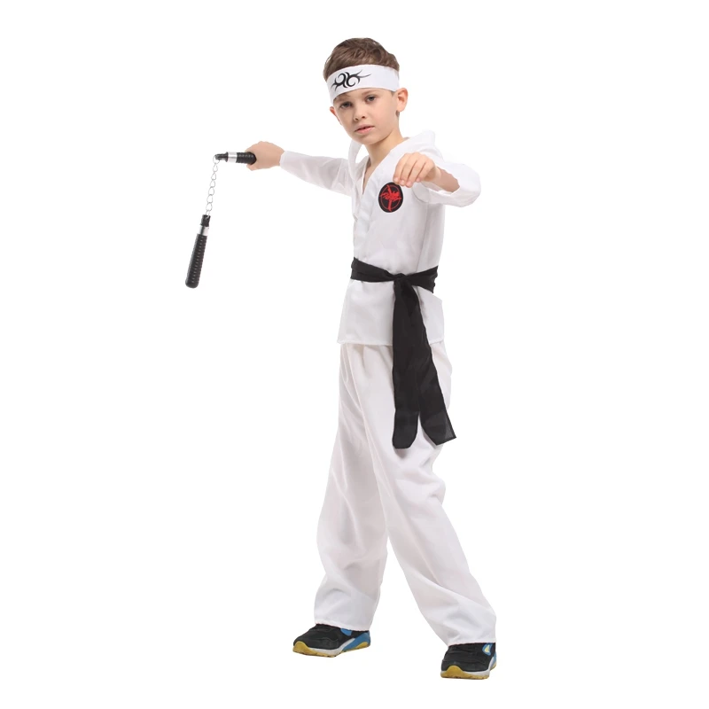 Umorden Fantasia Karate Boy костюм для мальчиков косплея Дети Хэллоуин Пурим карнавал Disfrace |