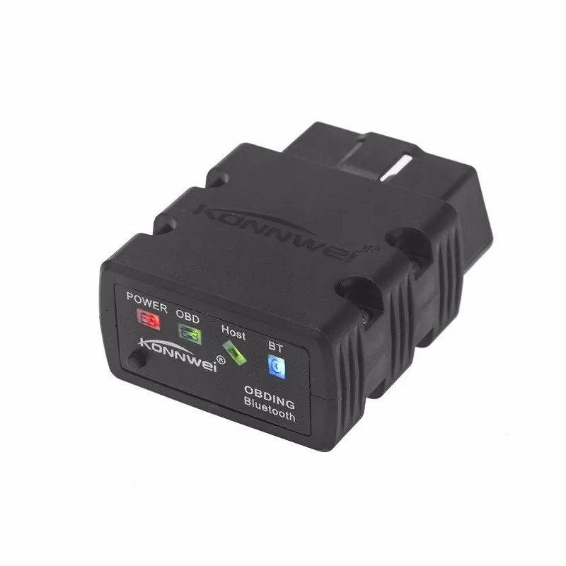 Konnwei KW902 Мини ELM327 Bluetooth OBD-II диагностические инструменты для автомобиля Elm 327 OBD2 считыватель кодов Сканер Поддержка J1805 протокол