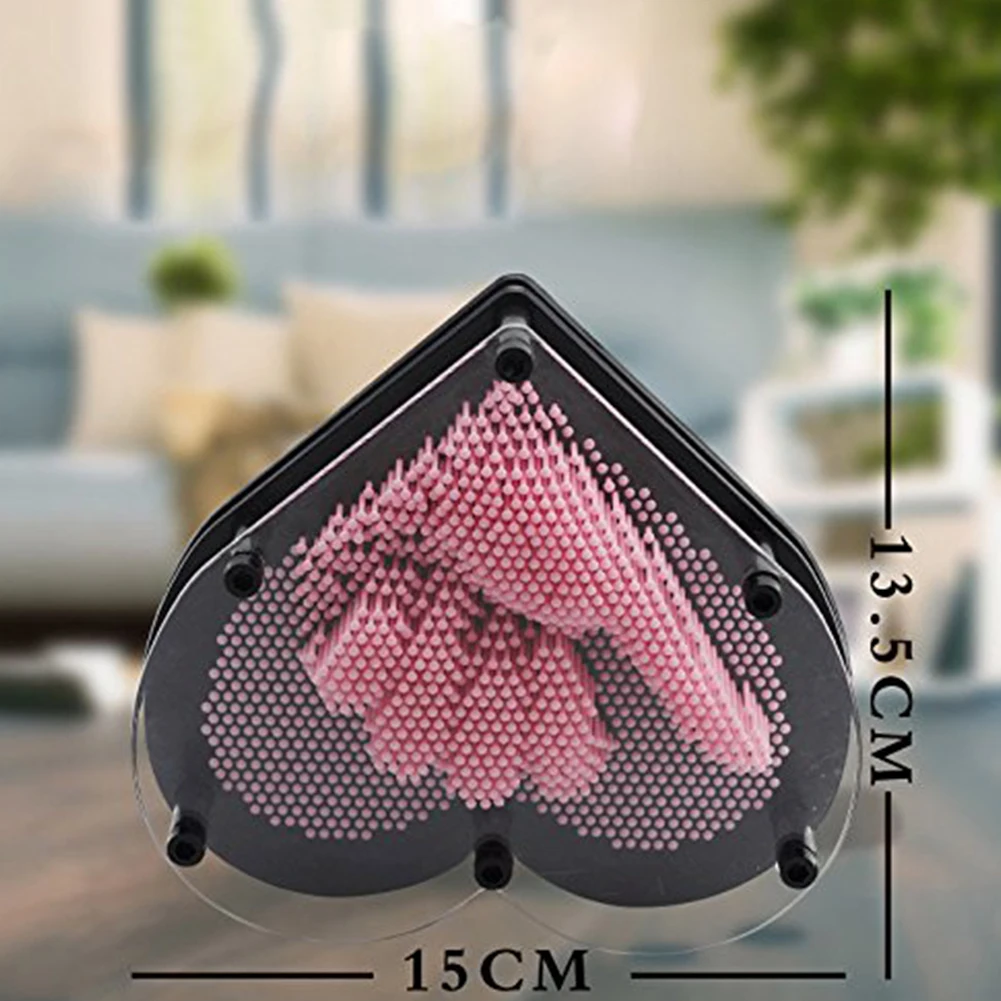 3D Diy Пластиковые иглы игрушка Сердце Форма впечатление клон рука отпечатков