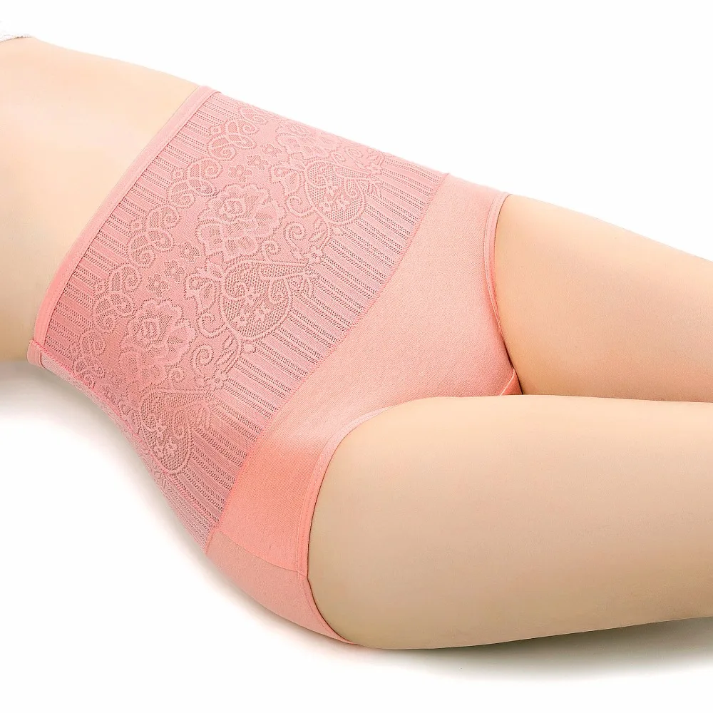 Оптовая продажа высокая талия хлопок живот бедра без следов дамское нижнее белье
