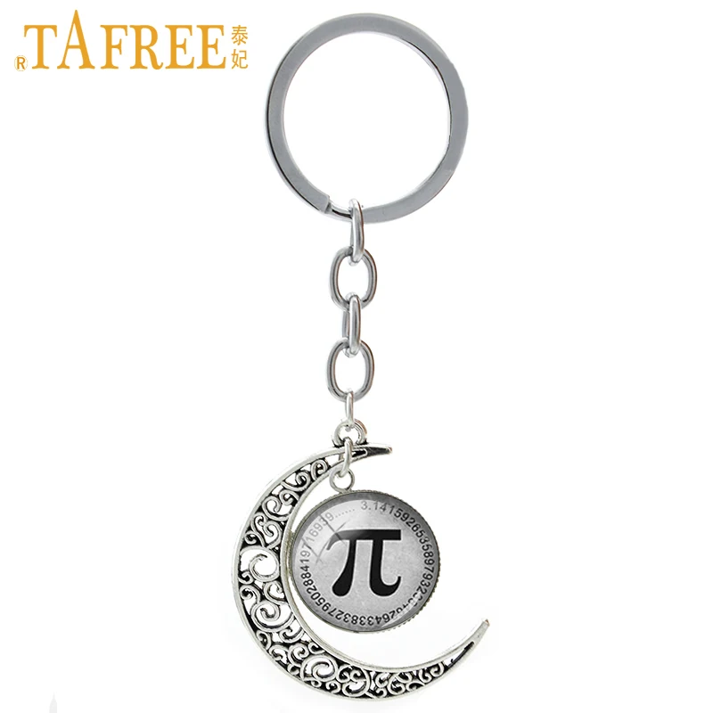 TAFREE подвеска с математическим символом Pi Moon брелок новинка модный подарок для