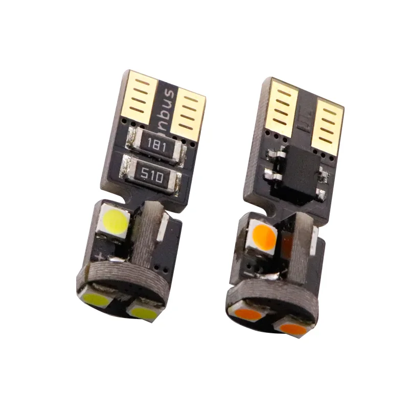 10 шт. T10 W5W 2 Вт светодиод без ошибок OBC 6 smd 3030 СВЕТОДИОД Canbus неполярный 168 194