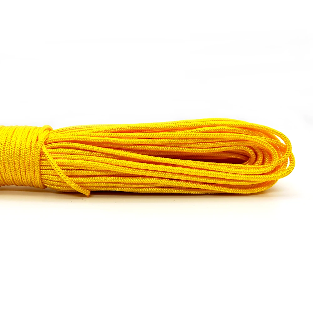 IQiuhike 100 цветов Paracord 2 мм футов 50 25 одна подставка веревка Paracorde шнур для