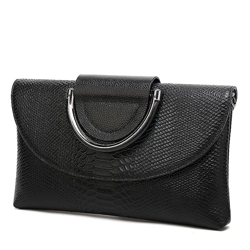Womens Genuine Leather Handbags 2019 New Style Chains Clutches Ladies CrossBody Shoulder Messenger Bags Purses And | Багаж и сумки