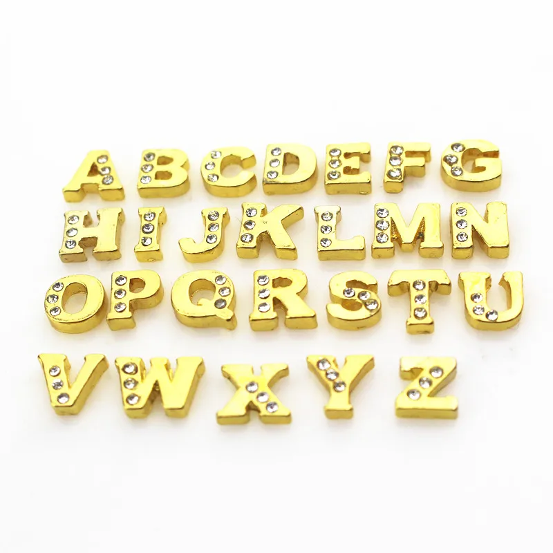 

New arrive 260pcs/lot crystal A-Z letters alphabet floating charms living glass floating memory lockets(per letter 10pcs)