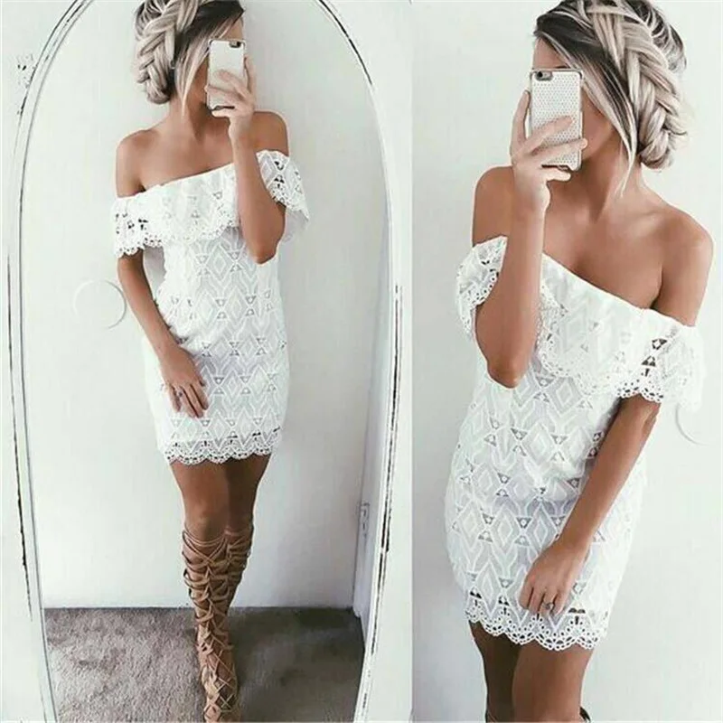 Женское кружевное платье с вырезом лодочкой Leger Babe вечерние облегающие платья