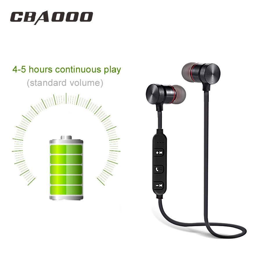 CBAOOO C40 Bluetooth наушники беспроводные наушники шейные спортивные наушники Auriculare CSR Bluetooth для всех телефонов