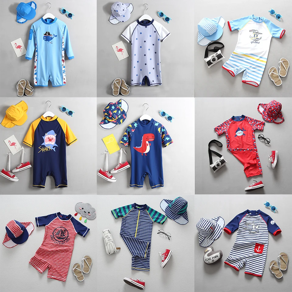 Детский купальник Baby Boy купальный костюм для мальчиков 2019 Новый мультфильм Акула