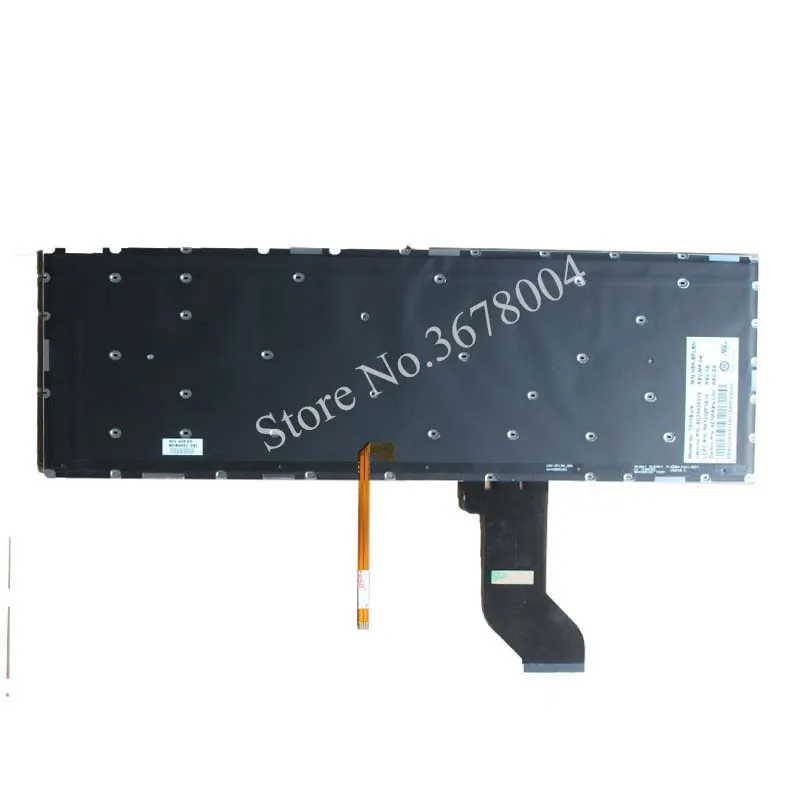 Новинка для Lenovo ideapad Y700 Y700-15ISK Y700-17ISK Клавиатура ноутбука с подсветкой UK без рамки |