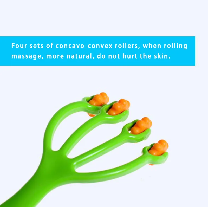 Scratching his head skin scratched catch massage claws the back of roller massager |